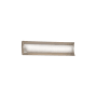 Justice Design Group Fusion 21.5" ADA Approved LED Lineate Bath Bar Brushed Nickel