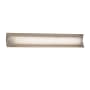 Justice Design Group Fusion 30" ADA Approved LED Lineate Bath Bar Brushed Nickel