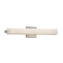 Justice Design Group Edge Single Light 23" Wide Integrated 3000K LED Bath Bar - ADA Compliant Brushed Nickel
