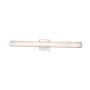 Justice Design Group Fusion Single Light 30-1/2" Wide Integrated 3000K LED Bath Bar with Woven Artisan Glass Shade - ADA Compliant Polished Chrome