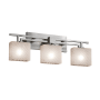 Justice Design Group Fusion 26" Aero 3 Light Vanity Light Brushed Nickel