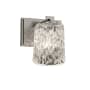 Justice Design Group Veneto Luce 8" Tall LED Bathroom Sconce Brushed Nickel
