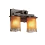 Justice Design Group Veneto Luce 4.5" Cylinder Bathroom Vanity Light Dark Bronze