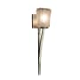 Justice Design Group Veneto Luce 4.5" Sabre 1 Light LED Wall Sconce Brushed Nickel