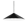 Justice Design Group Conos 3 Light 24" Wide Pendant Matte Black / White