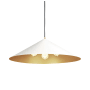 Justice Design Group Conos 3 Light 24" Wide Pendant Matte White / Gold