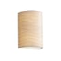 Justice Design Group Small Cylinder Open Top and Bottom Wall Sconce from the Porcelina Collection Wave