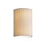 Justice Design Group Small Cylinder Open Top and Bottom Wall Sconce from the Porcelina Collection Waterfall
