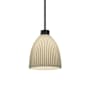 Justice Design Group Impala 11" Wide Pendant Matte Black