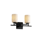 Justice Design Group Limoges 16" Bathroom Vanity Light Matte Black