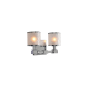 Kalco Destin 2 Light 12" Wide Bathroom Vanity Light Chrome