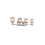 Kalco Destin 4 Light 27" Wide Bathroom Vanity Light Chrome