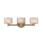 Kalco Willow 3 Light 19" Wide LED Bathroom Vanity Light Satin Nickel