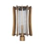 Kalco Ronan 1 Light Outdoor Post Light Modern Bronze