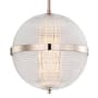 Kalco Portland 10" Wide LED Mini Pendant Polished Nickel