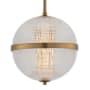 Kalco Portland 10" Wide LED Mini Pendant Winter Brass