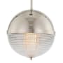 Kalco Portland 10" Wide LED Pendant Polished Nickel