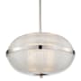 Kalco Portland 16" Wide LED Pendant Polished Nickel
