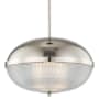 Kalco Portland 16" Wide LED Pendant Polished Nickel