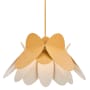Kalco Flor 26" Wide Pendant White / Yellow