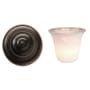 Kalco Additional Finish and Shade Options for Amelie 2 Light Bathroom Vanity Light Antique Copper / Ecru 1209