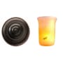 Kalco Additional Finish and Shade Options for Amelie 2 Light Bathroom Vanity Light Antique Copper / Tall Faux Marble 1289