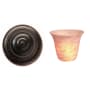 Kalco Additional Finish and Shade Options for Amelie 2 Light Bathroom Vanity Light Antique Copper / Gold-streaked Amber 1313