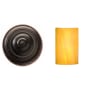 Kalco Additional Finish and Shade Options for Amelie 2 Light Bathroom Vanity Light Antique Copper / Faux Calcite 1502