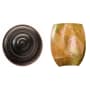 Kalco Additional Finish and Shade Options for Amelie 2 Light Bathroom Vanity Light Antique Copper / Iridescent Shell NS21