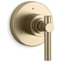 Kallista Central Park West Transfer Trim Lever Handle Brushed French Gold