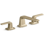 Kallista Per Se 1.2 GPM Widespread Bathroom Faucet Brushed French Gold
