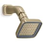 Kallista Contemporary 1.75 GPM Air Induction Showerhead with Arm Brushed French Gold