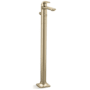Kallista Per Se Freestanding Bath Faucet - Less Handshower Brushed French Gold