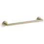 Kallista Pure Paletta 18" Wall Mounted Towel Bar Brushed French Gold