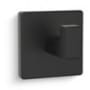 Kallista Grid Single Robe Hook Matte Black