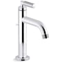 Kallista Vir Stil by L Kirar 1.2 GPM Single Hole Bathroom Faucet with Pop-Up Drain Assembly Polished Chrome