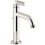 Kallista Vir Stil by L Kirar 1.2 GPM Single Hole Bathroom Faucet with Pop-Up Drain Assembly Polished Nickel