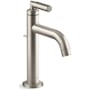 Kallista Vir Stil Minimal 1.2 GPM Single Hole Bathroom Faucet with Pop-Up Drain Assembly Brushed Nickel (PVD)