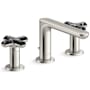 Kallista 002 Collection 1.2 GPM Widespread Bathroom Faucet with Pop-Up Drain Assembly Polished Nickel