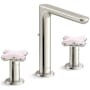 Kallista 002 Collection 1.2 GPM Widespread Bathroom Faucet with Pop-Up Drain Assembly Polished Nickel