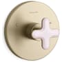 Kallista 002 Collection Shower Only Trim Package Shower Head Brushed French Gold