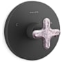 Kallista 002 Collection Shower Only Trim Package Shower Head Matte Black