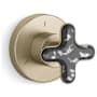 Kallista 002 Collection Shower Only Trim Package Shower Head Brushed French Gold