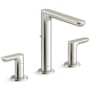 Kallista 002 Collection 1.2 GPM Widespread Bathroom Faucet with Pop-Up Drain Assembly Polished Nickel