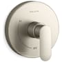 Kallista 002 Pressure Balanced Valve Trim Only with Single Lever Handle - Less Rough In Brushed Nickel