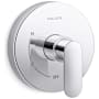 Kallista 002 Pressure Balanced Valve Trim Only with Single Lever Handle - Less Rough In Polished Chrome