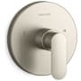 Kallista 002 Collection Thermostatic Valve Trim Only with Single Lever Handle - Less Rough In Brushed Nickel