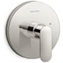 Kallista 002 Collection Thermostatic Valve Trim Only with Single Lever Handle - Less Rough In Polished Nickel