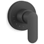 Kallista 002 Collection Single Handle Volume Control Valve Trim - Less Valve Matte Black