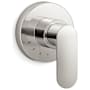 Kallista 002 Collection Single Handle Volume Control Valve Trim - Less Valve Polished Nickel
